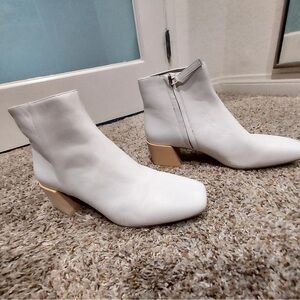 White Ankle Boots